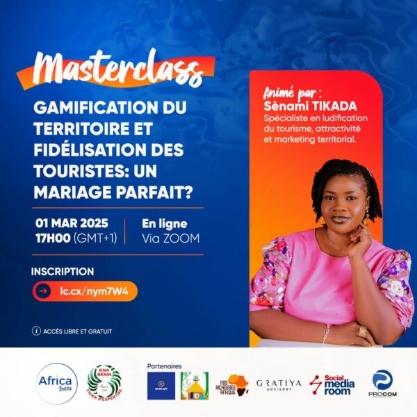 Masterclass Gamification du territoire et fidélisation des touristes